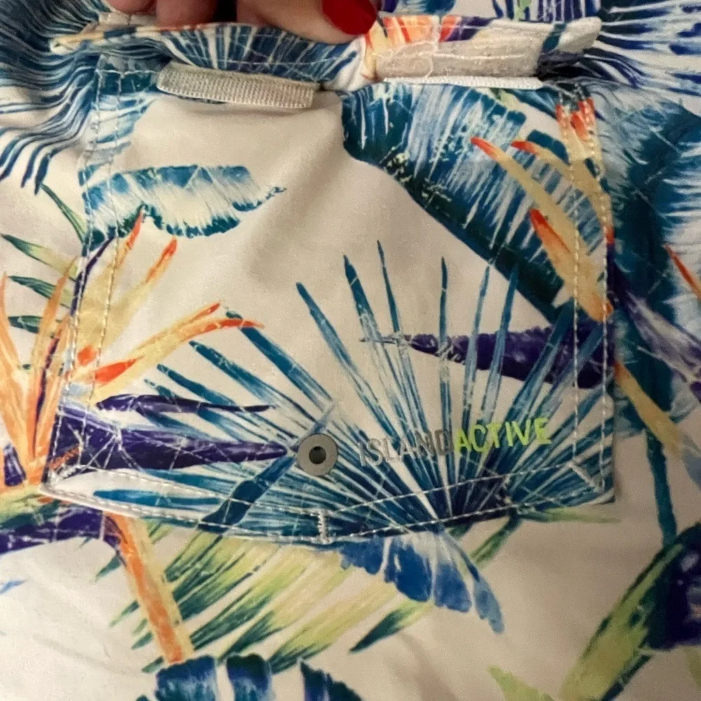 💙🌴TOMMY BAHAMA Tropical Print Men's Swim Board Shorts size 30. Perfect!